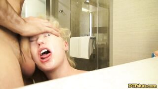 FaceFuck: Bathroom Facefuck #5