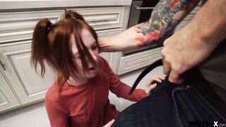 FaceFuck: Madi Collins gets forced to her knees and facefucked #2