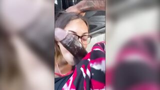 FaceFuck: Broken arm ain’t gonna get in the way of sucking dick #4