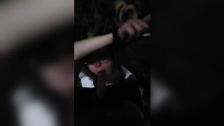 FaceFuck: Tied up in a public park ???? #5