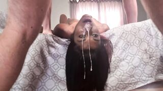FaceFuck: Indian girl takes it seriously. #3