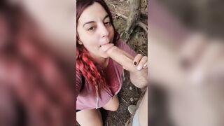 FaceFuck: Helping that monster relax while out trailblazing #2