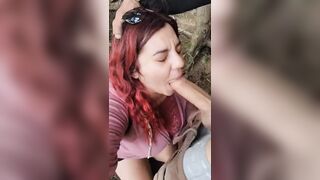FaceFuck: Helping that monster relax while out trailblazing #5