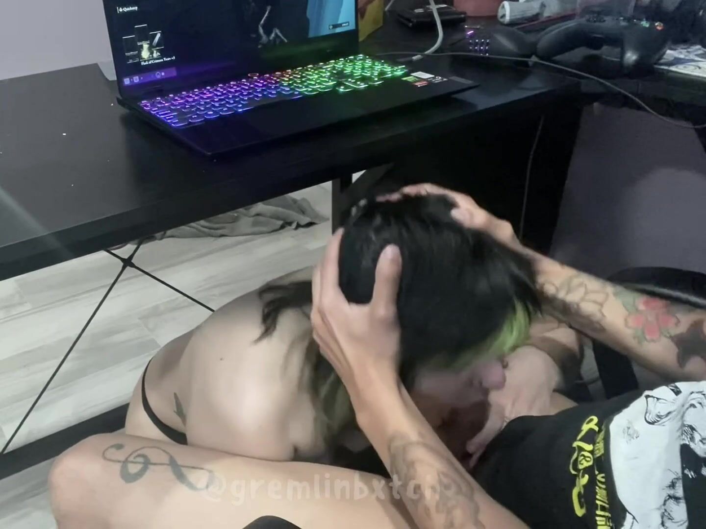 I think I distracted him a bit