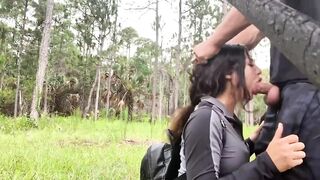 FaceFuck: Face Fucked in the wild woods!! #3